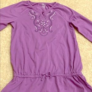 Girls Purple Long Sleeve Shirt